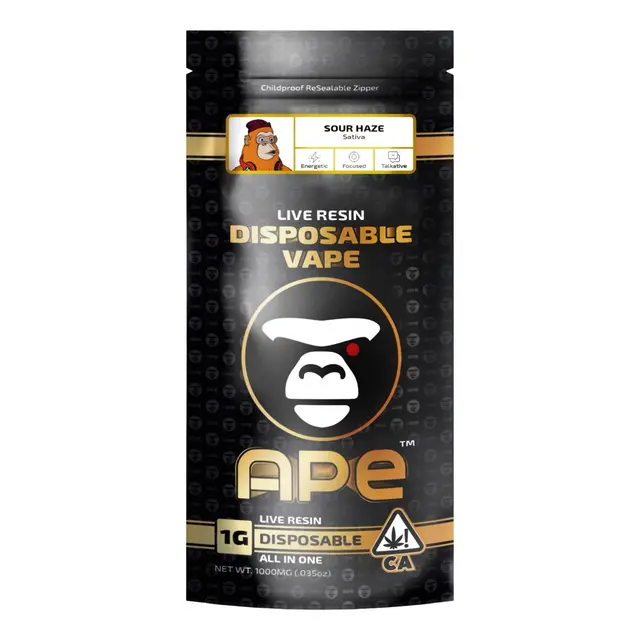 1G Live Resin Disposable | Sour Diesel | Sativa
