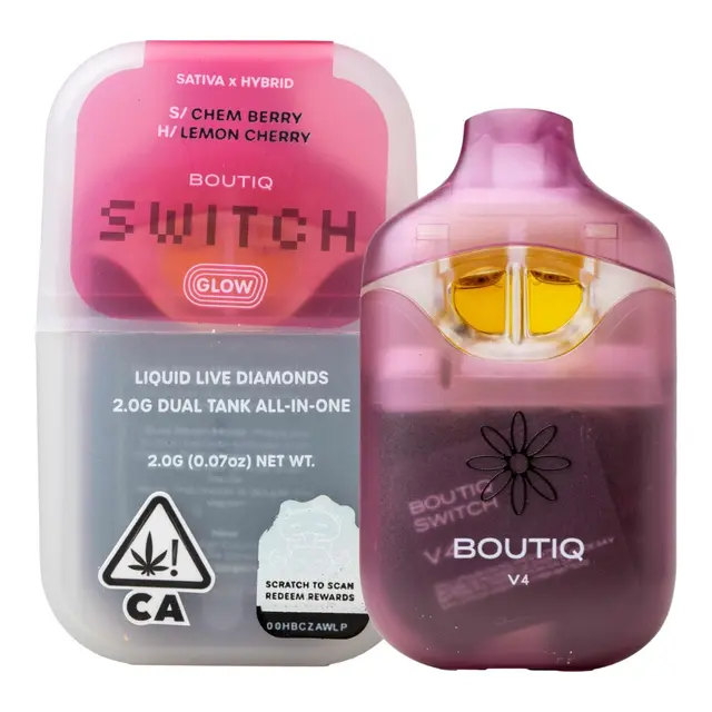 Boutiq Switch 2g Triple Tank Disposable | Pink-Z X Dragon Fruit X Tropicana