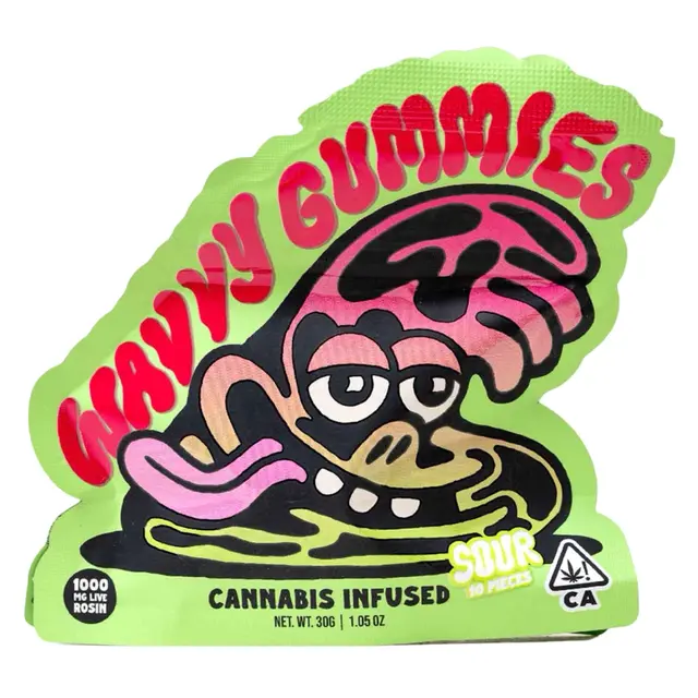 1000mg Live Rosin Gummies | Apple